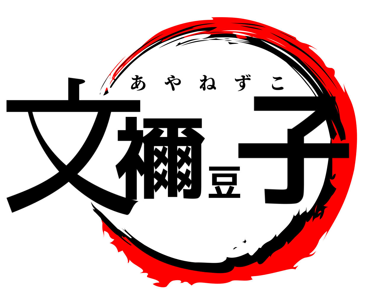 文禰豆子 あやねずこ