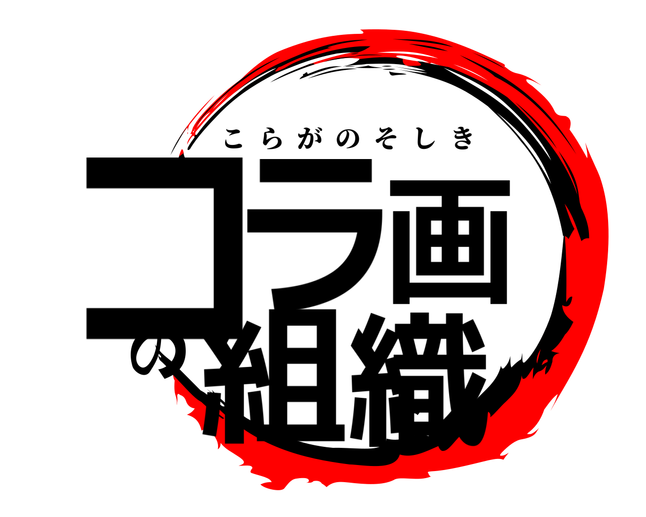 コラ画の組織 こらがのそしき