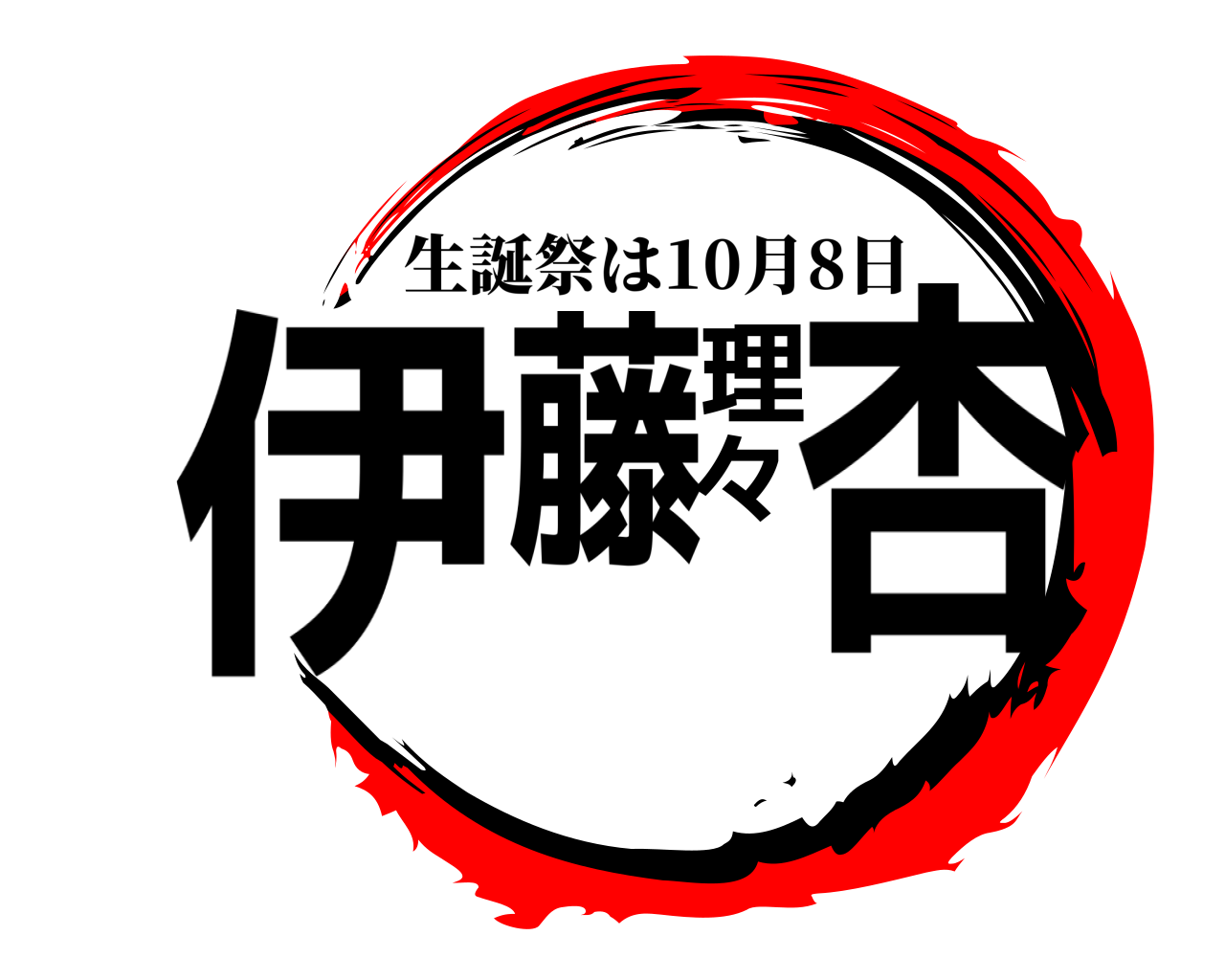伊藤理々杏 生誕祭は10月8日