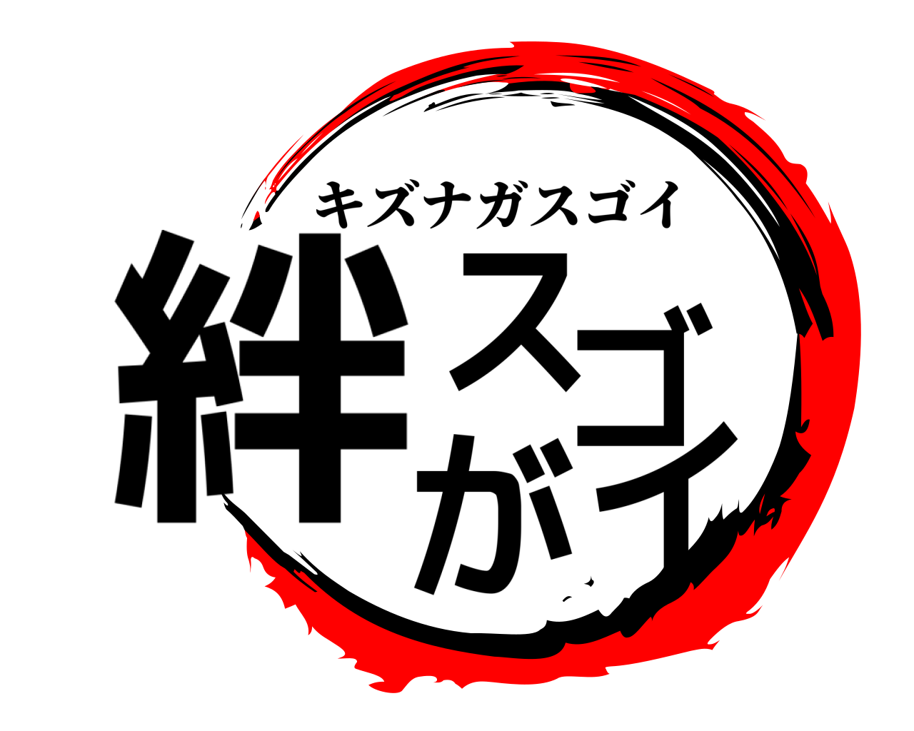 絆がスゴイ キズナガスゴイ