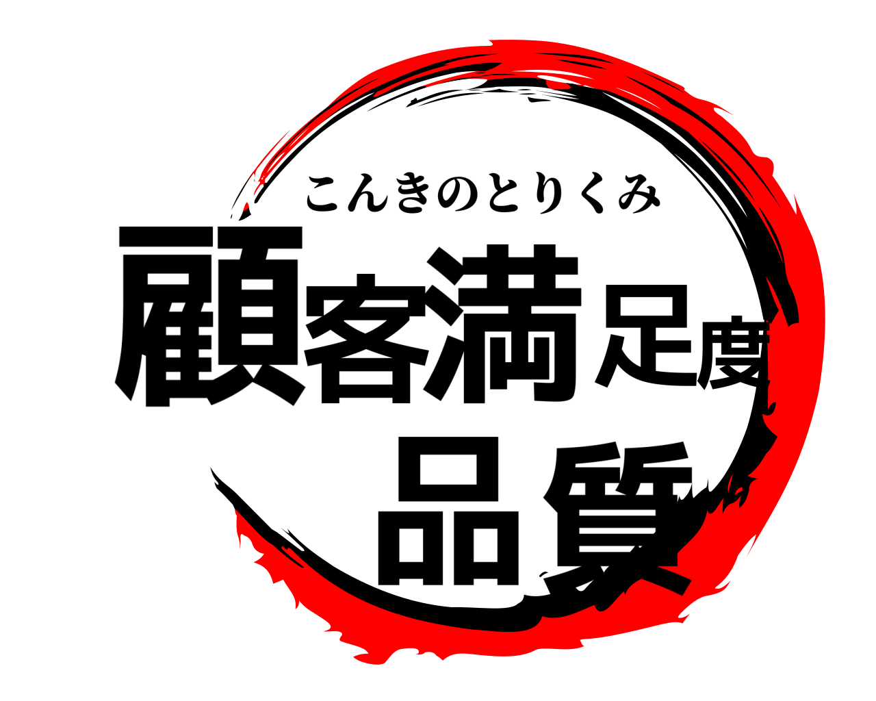 顧客満足度・品質 こんきのとりくみ