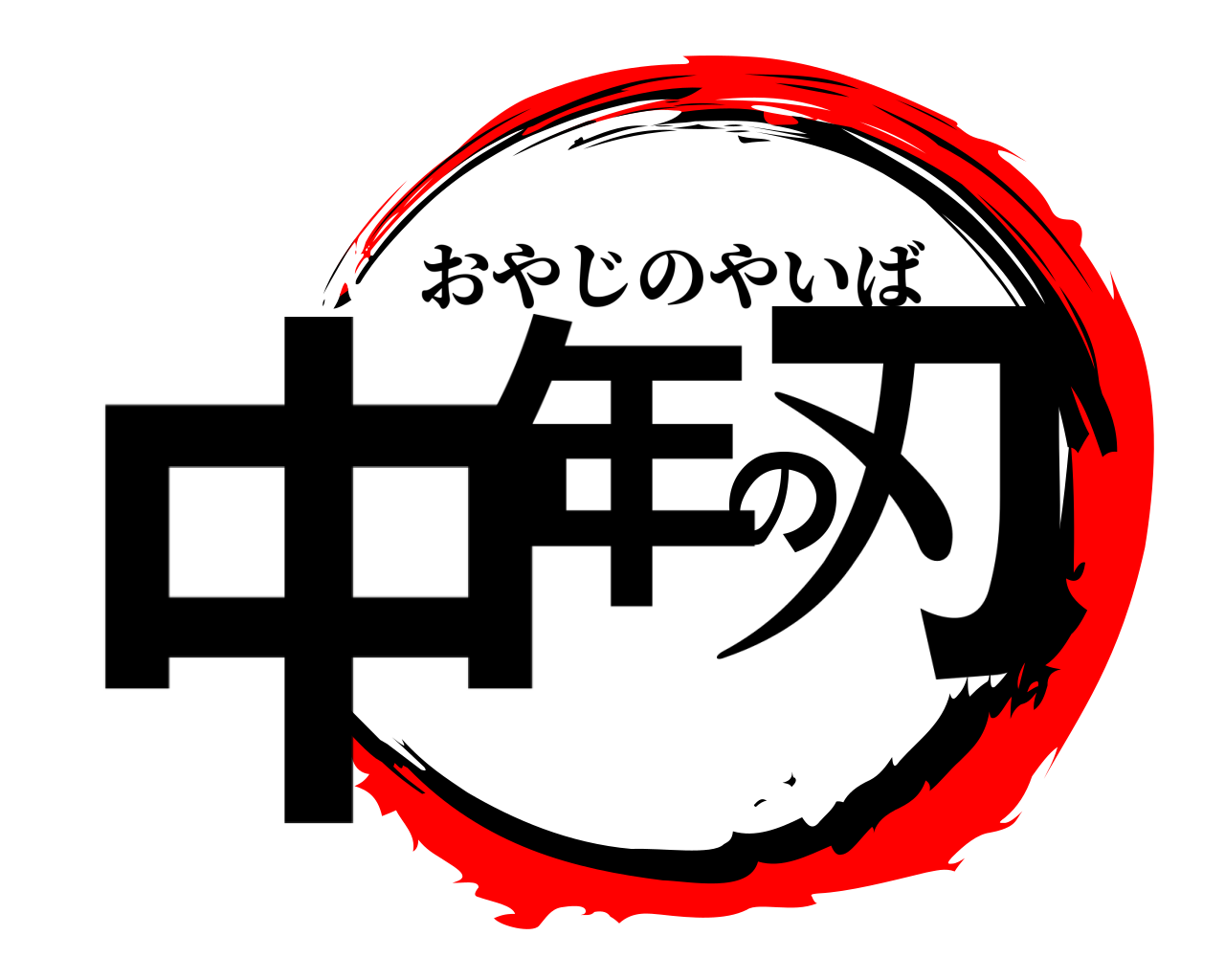 中年の刃 おやじのやいば