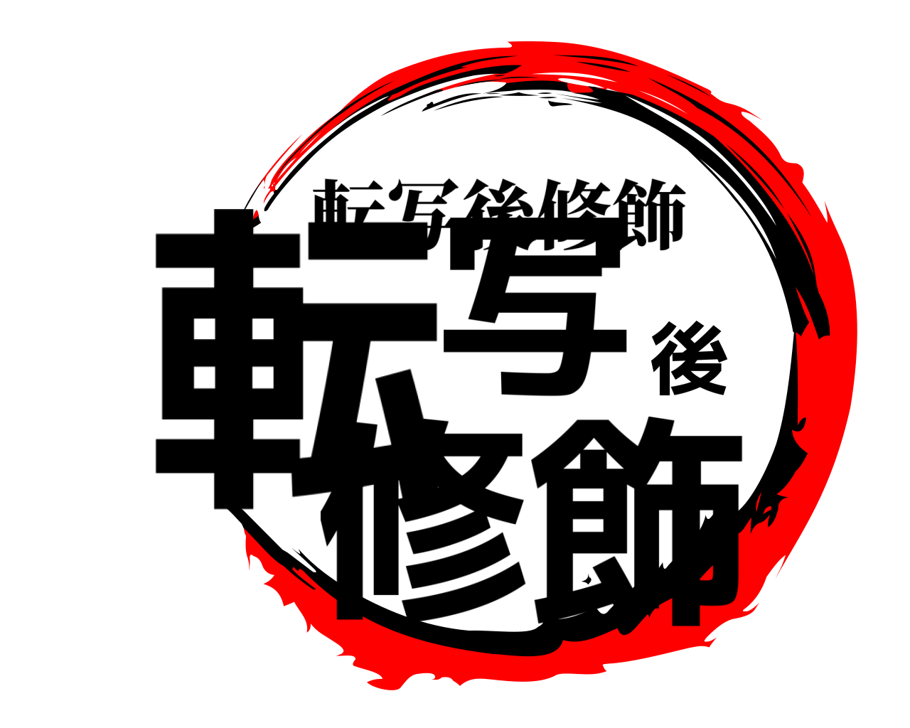 転写後修飾 転写後修飾