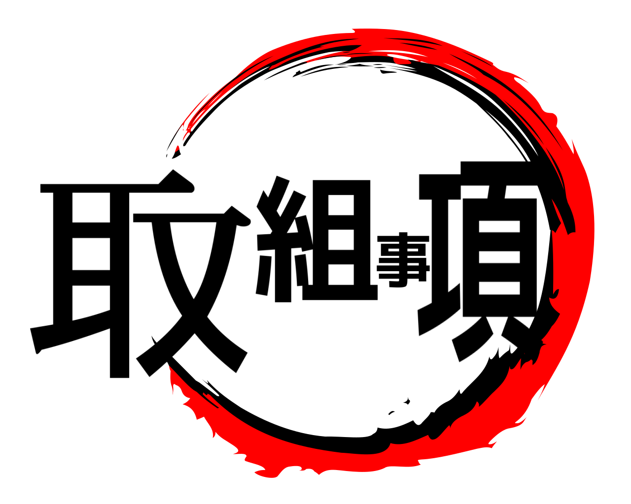 取組事項 