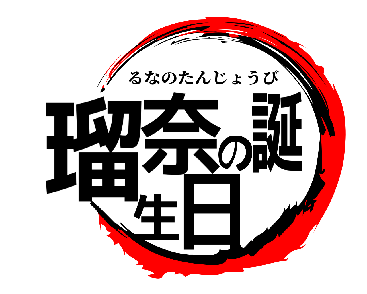 瑠奈の誕生日 るなのたんじょうび