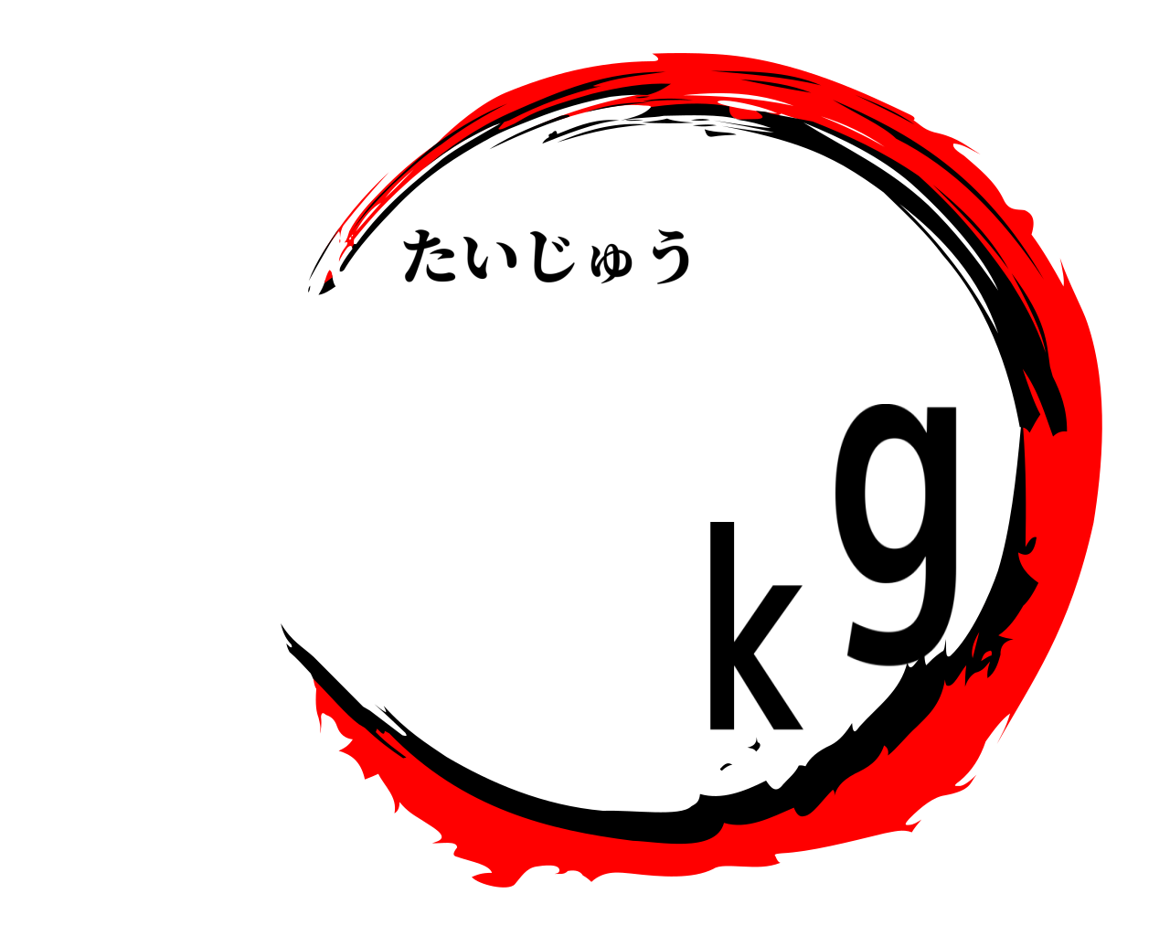 ｋｇ たいじゅう