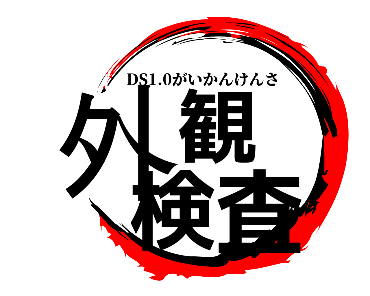 外観 検査 DS1.0がいかんけんさ