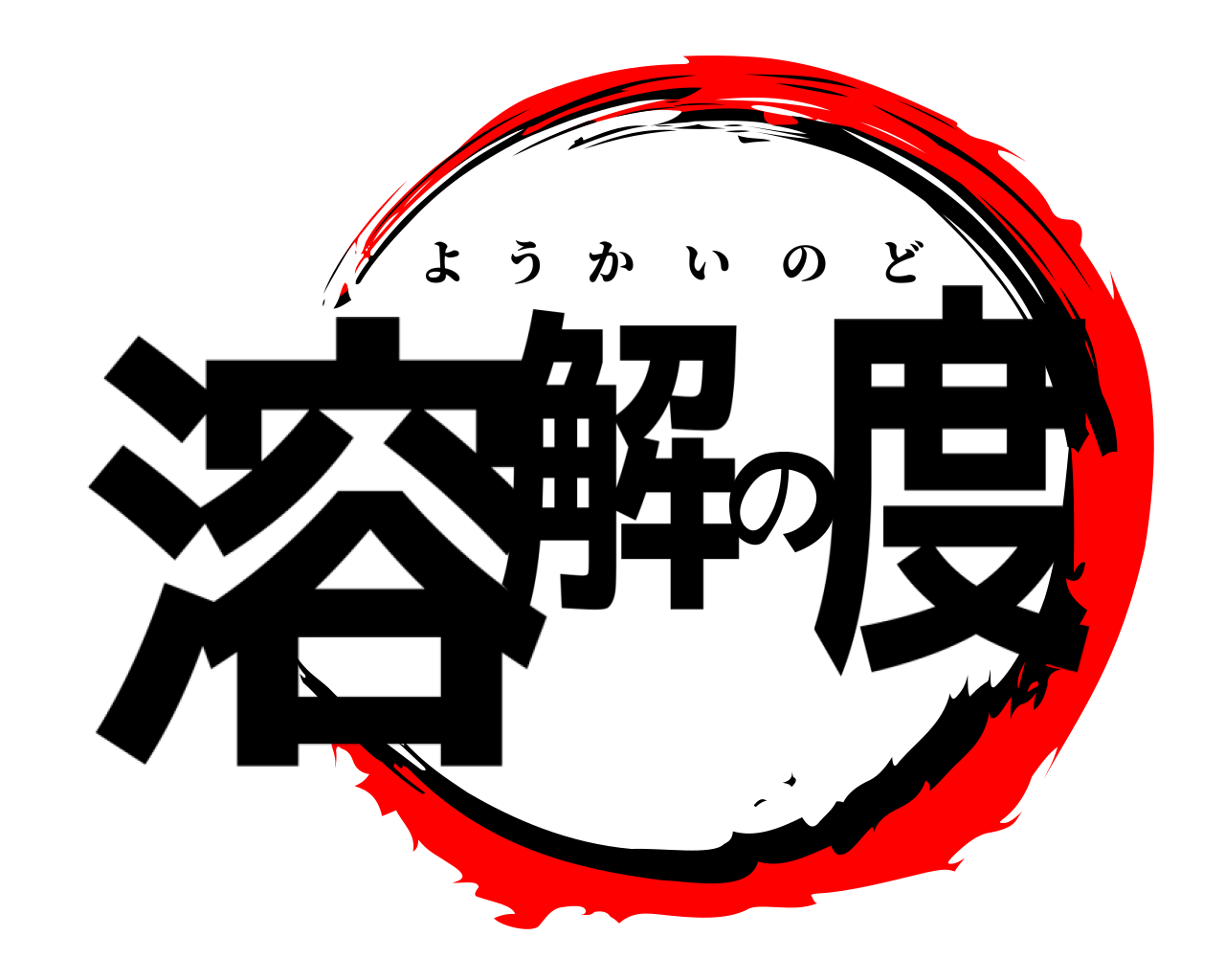 溶解の度 ようかいのど