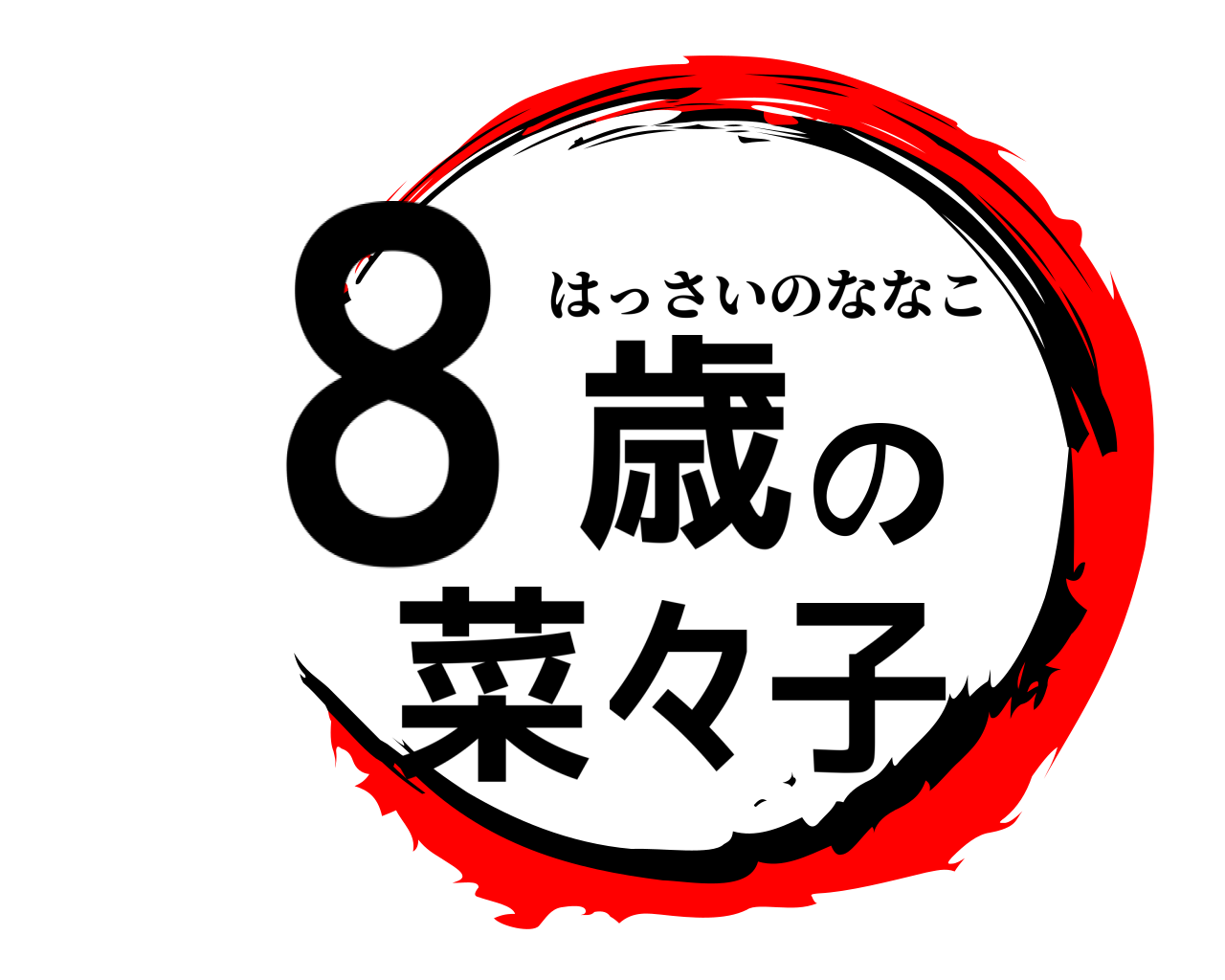 ８歳の菜々子 はっさいのななこ